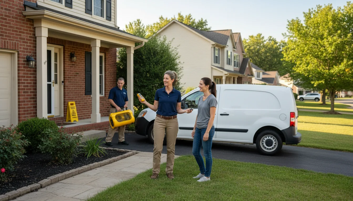 Water restoration image for Fire And Smoke Damage Restoration in Riley, KS